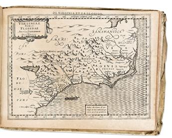 (ATLAS MINOR.) Gerard Mercator; and Jodocus Hondius. Atlas sive Cosmographicae Meditationes de Fabrica Mundi et Fabricati Figura.